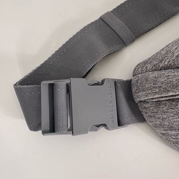 Dagne Dover Ace Neoprene Heathered Grey Small Belt Bag Fanny Pack - Picture 3 of 9